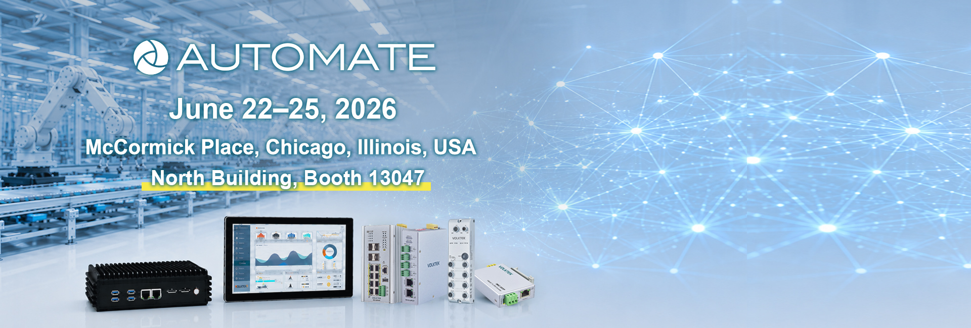 Visit Us at AUTOMATE 2026