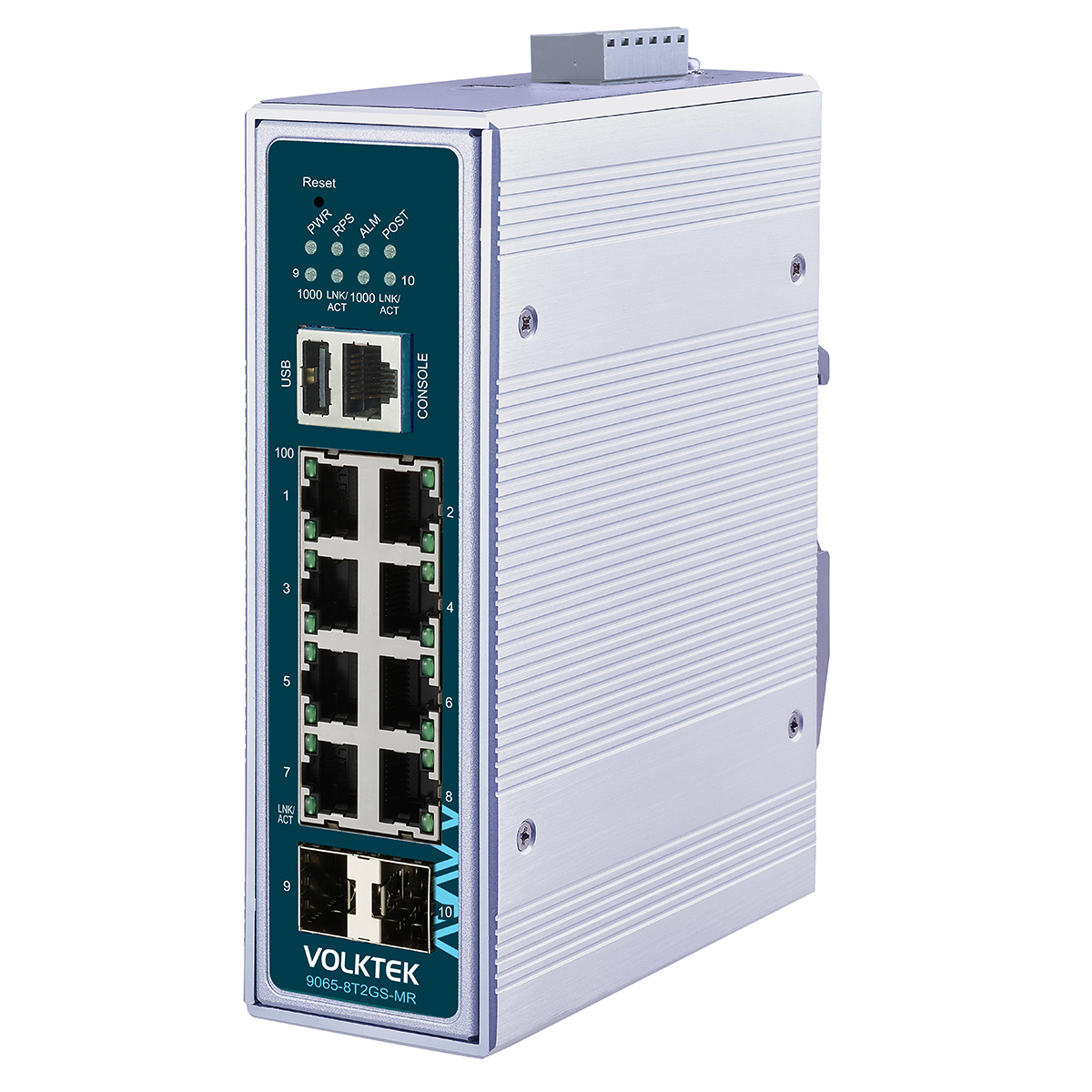 VOLKTEK|Industrial Ethernet Switches-DNV & LR Certified Switches-9065-8T2GS-MR